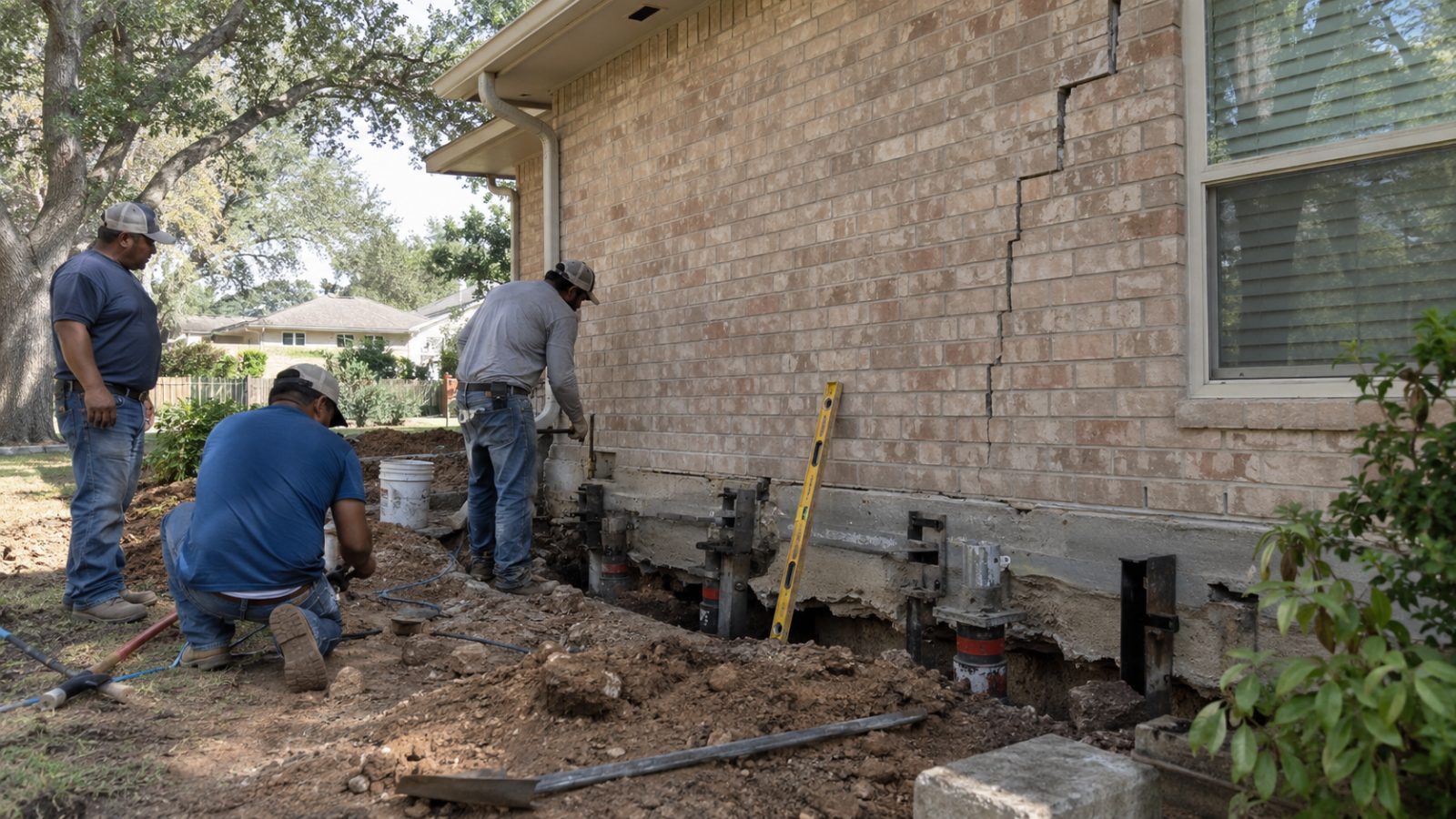 Foundation Pier Installation